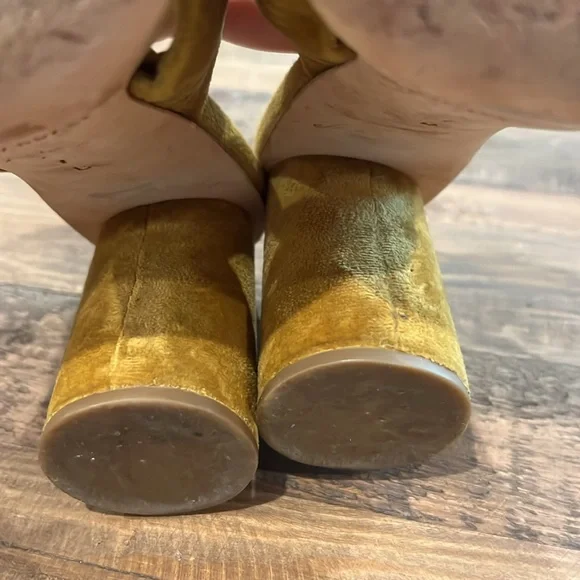 Loeffler Randall Elegant Mustard Knot Slide Sandals - Picture 6 of 6